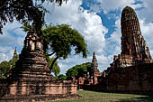 Ayutthaya, Thailand. Wat Phra Ram, The central prang (tower). 